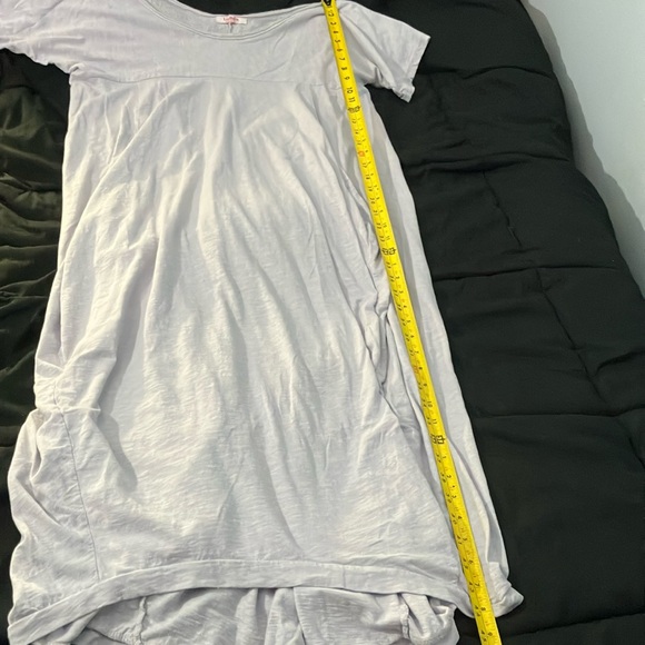 Lia Bella Large Gray Linen/Cotton Dress Midi/Maxi - Picture 1 of 5